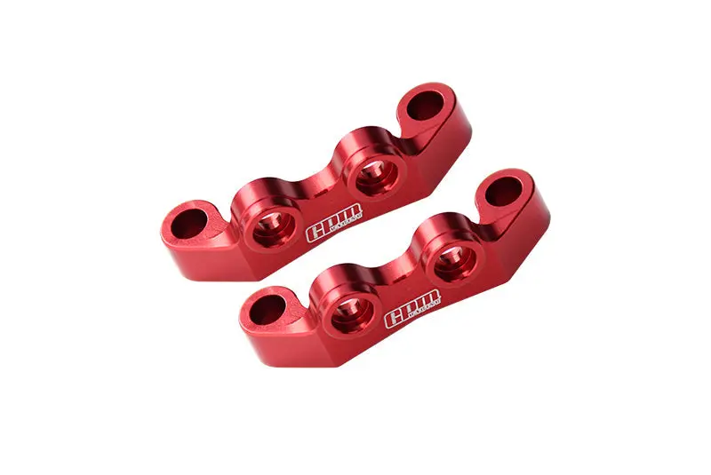 Aluminum 7075 Alloy Front & Rear Upper Arm Bulk For Tamiya 1/10 Rc Car Tt02 Upgrade Parts - Red 1
