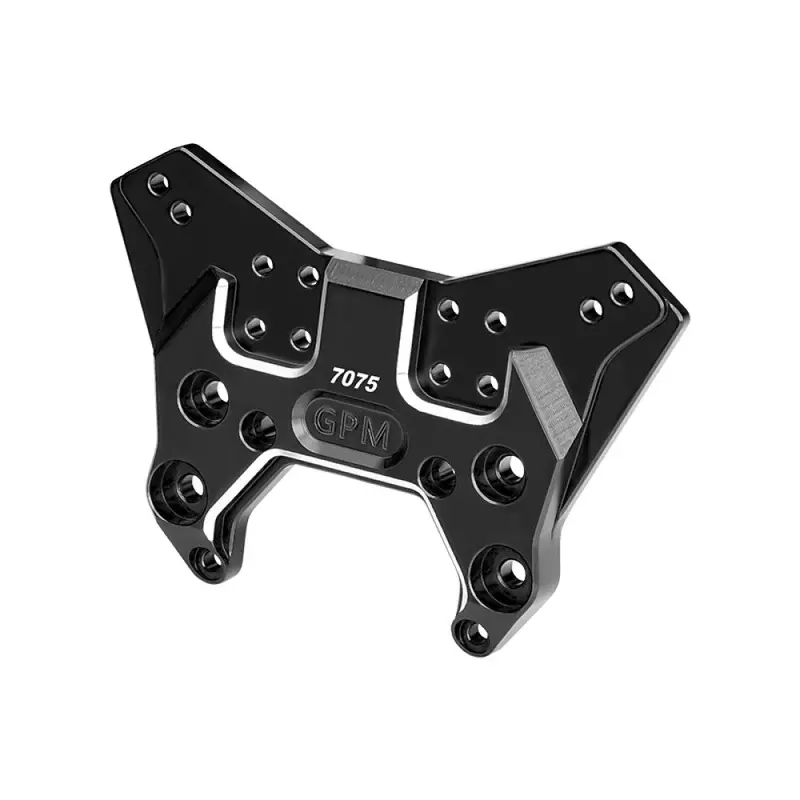 Aluminum 7075 Alloy Front Shock Tower For Arrma 1:7 Mojave 6S Exb / Mojave 6S Rtr / Mojave 6S V2 Desert Truck Upgrades - Black 1