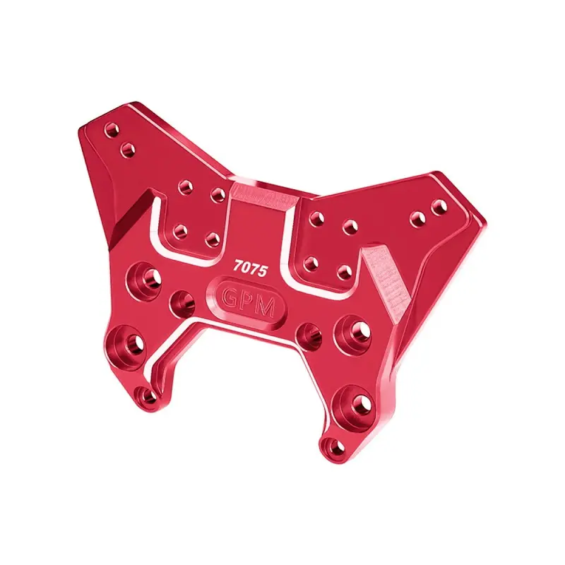 Aluminum 7075 Alloy Front Shock Tower For Arrma 1:7 Mojave 6S Exb / Mojave 6S Rtr / Mojave 6S V2 Desert Truck Upgrades - Red 1