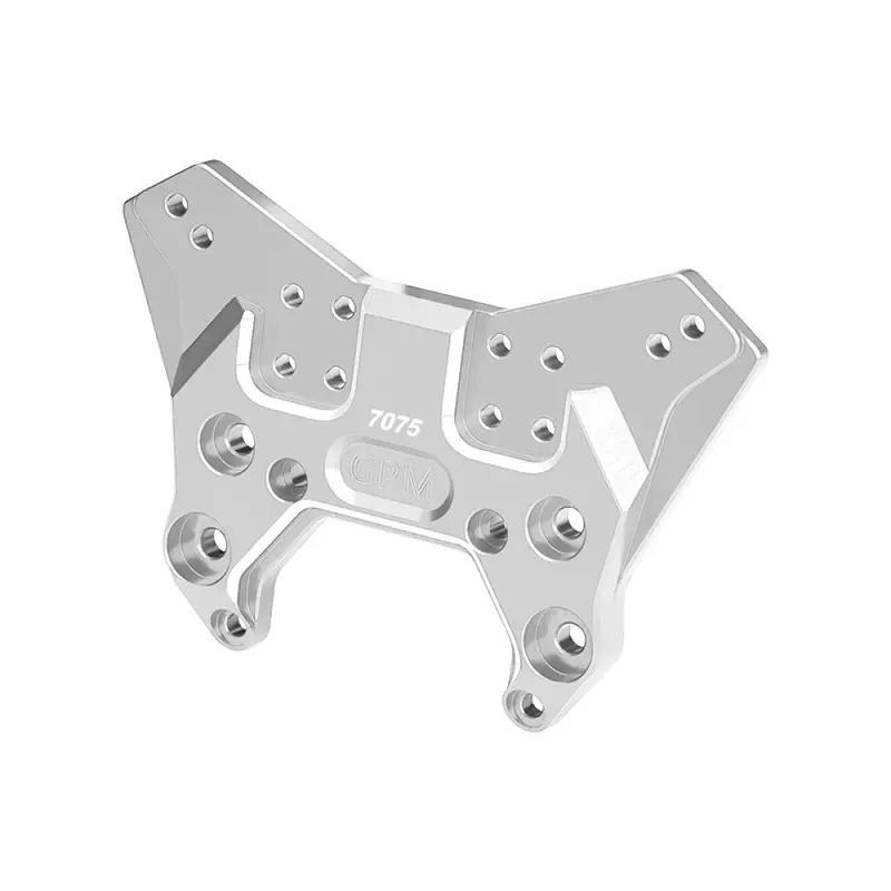 Aluminum 7075 Alloy Front Shock Tower For Arrma 1:7 Mojave 6S Exb / Mojave 6S Rtr / Mojave 6S V2 Desert Truck Upgrades - Silver 1