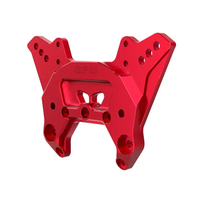 Aluminum 7075 Alloy Front Shock Tower For Arrma 1:8 Kraton 6S Exb V6 / Kraton 6S Exb V2 / Kraton 6S V6 / Notorious 6S V6 Speed Truck Upgrades - Red 1