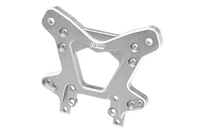 Aluminum 7075 Alloy Front Shock Tower For Losi 1/6 8Ight-X Super Lasernut 4Wd Brushless Buggy Los04019 Upgrades - Silver 1