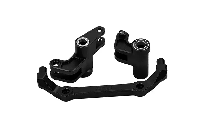Aluminum 7075 Alloy Front Steering Bellcranks For Traxxas 1/10 4-Tec Drift Ford Mustang Rwd Drift Car Rtr 105237-4 Upgrades - Black 1