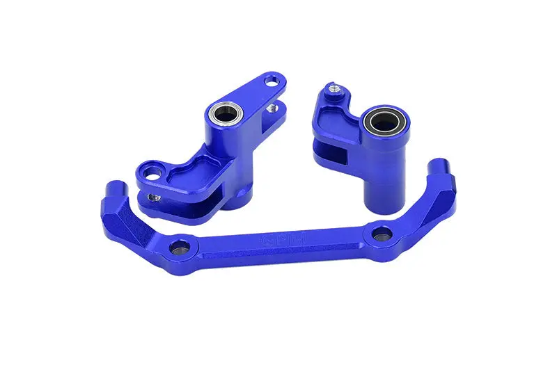 Aluminum 7075 Alloy Front Steering Bellcranks For Traxxas 1/10 4-Tec Drift Ford Mustang Rwd Drift Car Rtr 105237-4 Upgrades - Blue 1