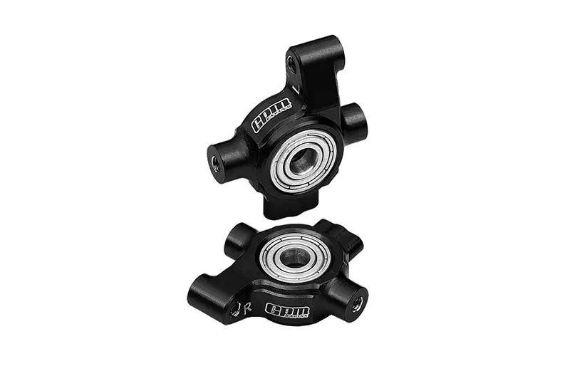 Aluminum 7075 Alloy Front Steering Block (Larger Inner Bearings) For Traxxas 1/10 4-Tec Drift Ford Mustang Rwd Drift Car Rtr 105237-4 Upgrades - Black 1