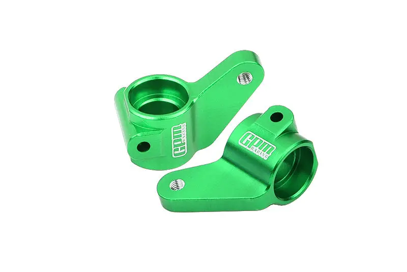 Aluminum 7075 Alloy Front Steering Blocks For Traxxas 1:10 Slash Mudboss / Drag Slash / 2Wd Bandit / 2Wd F-150 / 2Wd Slash Brushless / 2Wd Bigfoot / 2Wd Rustler / 2Wd Stampede Upgrade Parts - Green 1