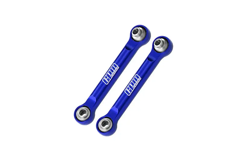 Aluminum 7075 Alloy Front Steering Link Rods For Arrma 1/14 Mojave Grom Mega 380 Brushed 4X4 Small Scale Desert Truck Rtr-Ara2104 Upgrades - Blue 1