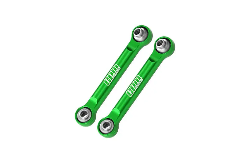 Aluminum 7075 Alloy Front Steering Link Rods For Arrma 1/14 Mojave Grom Mega 380 Brushed 4X4 Small Scale Desert Truck Rtr-Ara2104 Upgrades - Green 1