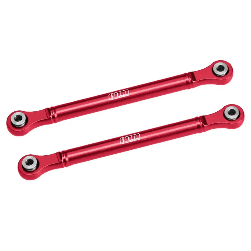 Aluminum 7075 Alloy Front Steering Toe Links 98Mm For Traxxas 1:8 Jato 4X4 Vxl Brushless-90386-4 / Jato 4X4 Brushless-90154-4 Rc Buggy Upgrades - Red 1
