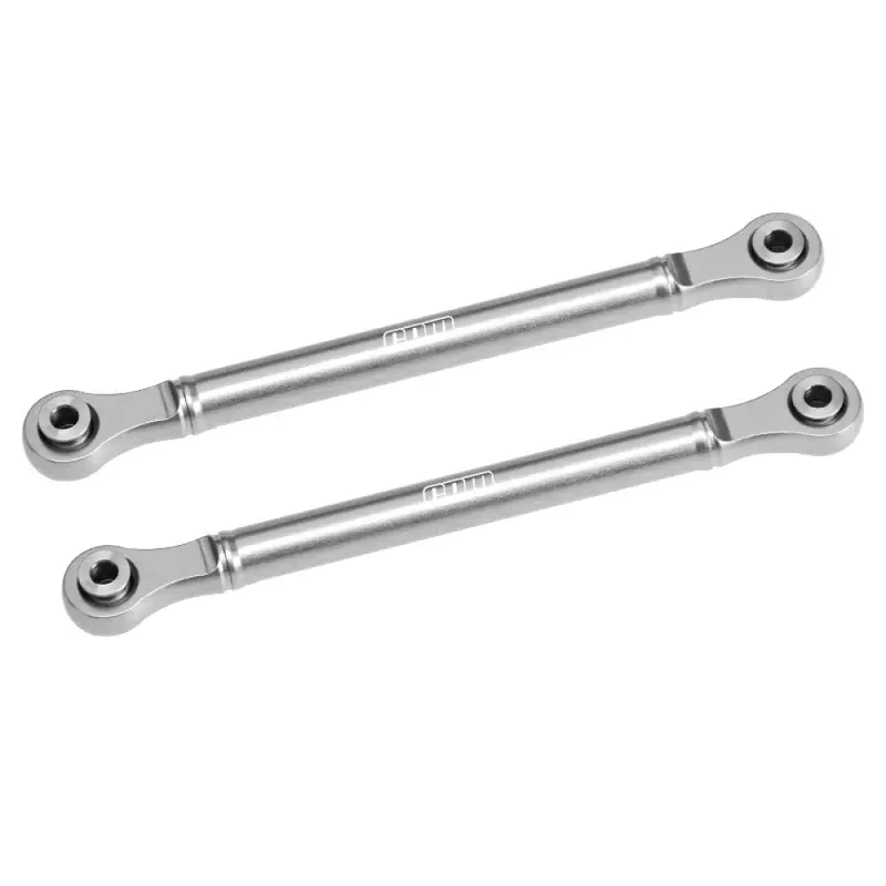 Aluminum 7075 Alloy Front Steering Toe Links 98Mm For Traxxas 1:8 Jato 4X4 Vxl Brushless-90386-4 / Jato 4X4 Brushless-90154-4 Rc Buggy Upgrades - Silver 1