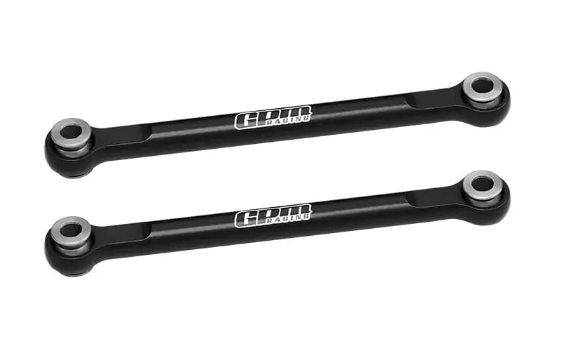 Aluminum 7075 Alloy Front Steering Toe Links For Traxxas 1/16 Mini Maxx 4Wd Rtr Brushless Monster Truck 107154-1 Upgrades - Black 1