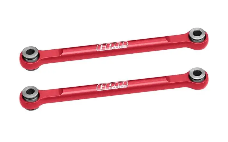Aluminum 7075 Alloy Front Steering Toe Links For Traxxas 1/16 Mini Maxx 4Wd Rtr Brushless Monster Truck 107154-1 Upgrades - Red 1