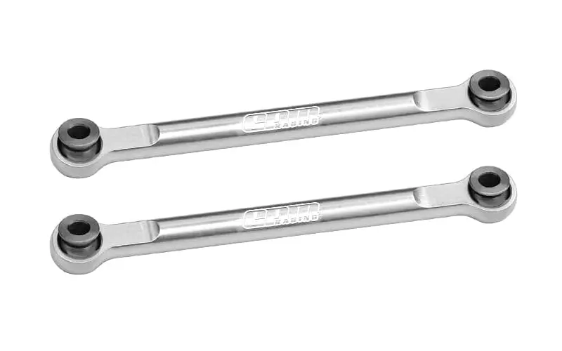 Aluminum 7075 Alloy Front Steering Toe Links For Traxxas 1/16 Mini Maxx 4Wd Rtr Brushless Monster Truck 107154-1 Upgrades - Silver 1