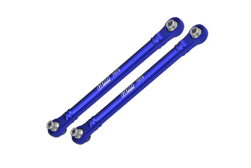 Aluminum 7075 Alloy Front Steering Toe Links For Traxxas 1/8 4Wd Maxx Slash 6S-102076-4 / 1:10 4Wd Maxx-89076-4  / 1:10 Maxx With Widemaxx-89086-4 Monster Truck Upgrades - Blue 1
