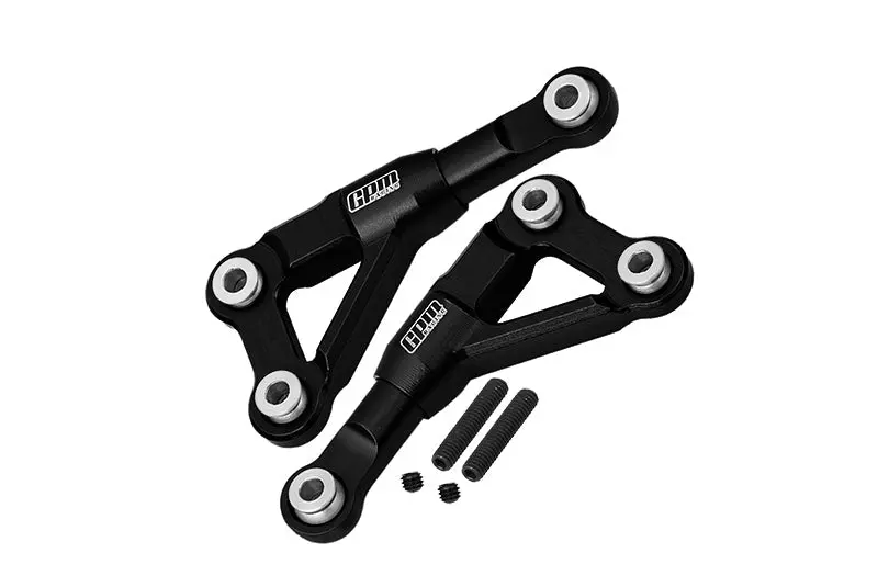 Aluminum 7075 Alloy Front Upper Suspension Arms For Traxxas 1/10 4-Tec Drift Ford Mustang Rwd Drift Car Rtr 105237-4 Upgrades - Black 1