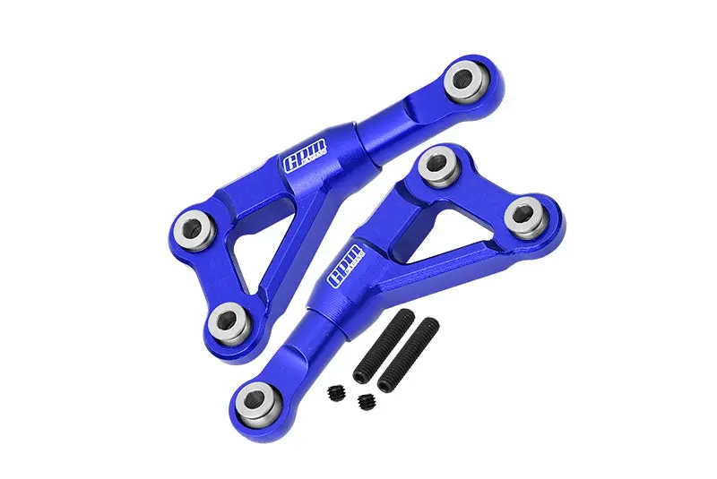 Aluminum 7075 Alloy Front Upper Suspension Arms For Traxxas 1/10 4-Tec Drift Ford Mustang Rwd Drift Car Rtr 105237-4 Upgrades - Blue 1