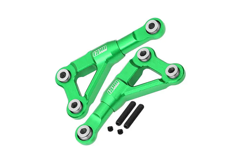 Aluminum 7075 Alloy Front Upper Suspension Arms For Traxxas 1/10 4-Tec Drift Ford Mustang Rwd Drift Car Rtr 105237-4 Upgrades - Green 1