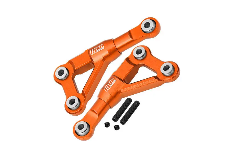Aluminum 7075 Alloy Front Upper Suspension Arms For Traxxas 1/10 4-Tec Drift Ford Mustang Rwd Drift Car Rtr 105237-4 Upgrades - Orange 1