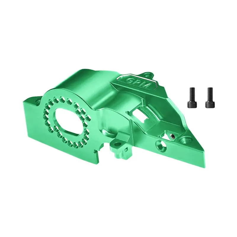 Aluminum 7075 Alloy Integrated Motor Base (Original) For Traxxas 1:16 Mini Xrt 3S / Mini Maxx Monster Truck Upgrades - Green 1
