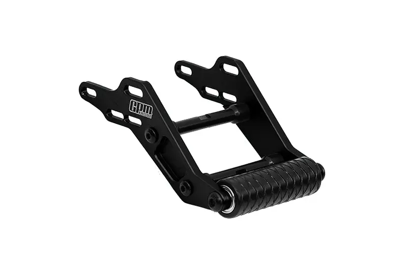 Aluminum 7075 Alloy Rear Adjustable Wheelie Bar For Losi 1/18 Mini Lmt 4X4 Brushed Monster Truck Rtr Los01026 Upgrade Parts - Black 1