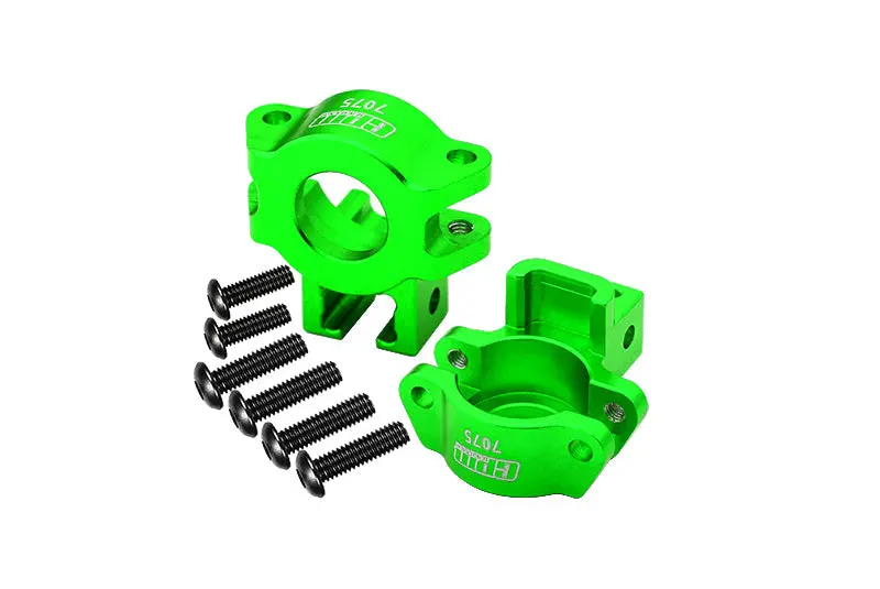 Aluminum 7075 Alloy Rear Axle Hub For Traxxas 1:7 Unlimited Desert Racer Udr 4X4 85076-4 / Unlimited Desert Racer Udr 6S 85086-4 Upgrade Parts - Green 1