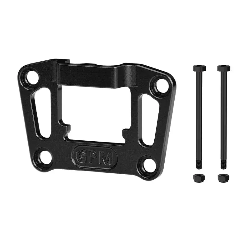 Aluminum 7075 Alloy Rear Bulkhead Mount Strengthen For Traxxas 1/16 Mini Maxx 4Wd Rtr Brushless Monster Truck 107154-1 Upgrades - Black 1