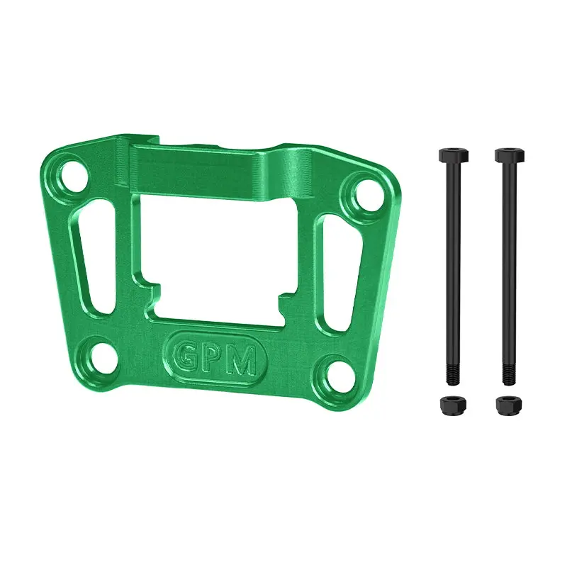 Aluminum 7075 Alloy Rear Bulkhead Mount Strengthen For Traxxas 1/16 Mini Maxx 4Wd Rtr Brushless Monster Truck 107154-1 Upgrades - Green 1