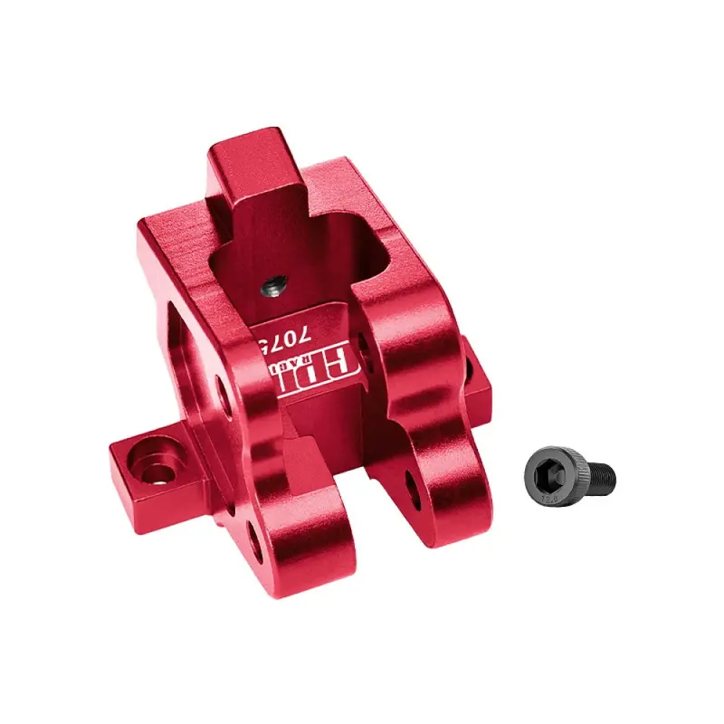 Aluminum 7075 Alloy Rear Center Brace Mount For Arrma 1:8 Kraton 6S Exb / Kraton V6 / Notorious 6S V6 Upgrade Parts - Red 1