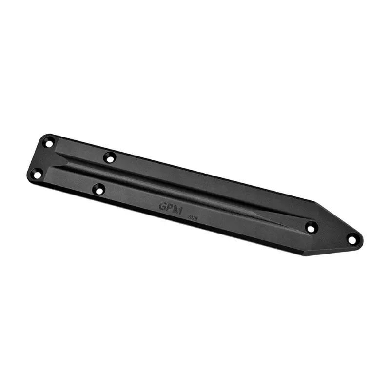 Aluminum 7075 Alloy Rear Chassis Skid Plate Brace For Arrma 1:8 Kraton 6S Exb / Kraton 6S V6 / Kraton 6S V5 Speed Truck Upgrades - Black 1