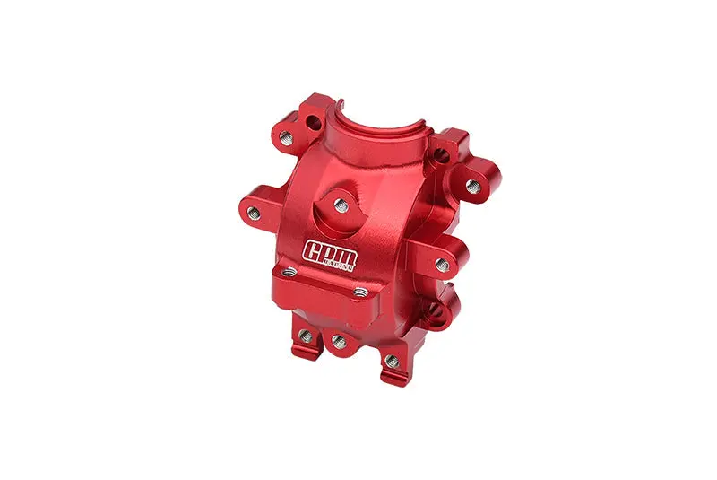 Aluminum 7075 Alloy Rear Differential Housing For Traxxas 1/10 4-Tec Drift Ford Mustang / Ford Gt 4-Tec 2.0 / 4-Tec 3.0 / Factory Five / Ford Mustang Gt / Toyota Gr Supra Gt4 Upgrade Parts - Red 1
