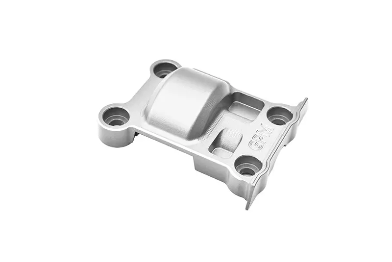 Aluminum 7075 Alloy Rear Gear Cover For Traxxas 1:5 X Maxx 6S-77076-4 / X Maxx 8S-77086-4 / Xrt 8S-78086-4 / Xrt Ultimate 8S-78097-4 / X Maxx Ultimate 8S-77097-4 Monster Truck Upgrades - Silver 1