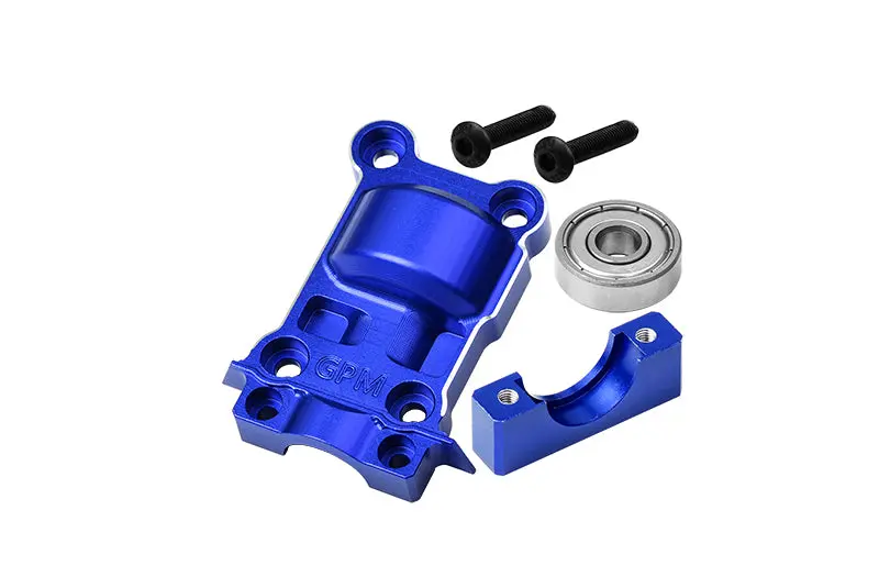 Aluminum 7075 Alloy Rear Lower Gear Cover For Traxxas 1:5 Xrt 8S / X Maxx 6S / X Maxx 8S /  X Maxx Ultimate 8S / Xrt Ultimate 8S Monster Truck Upgrades - Blue 1