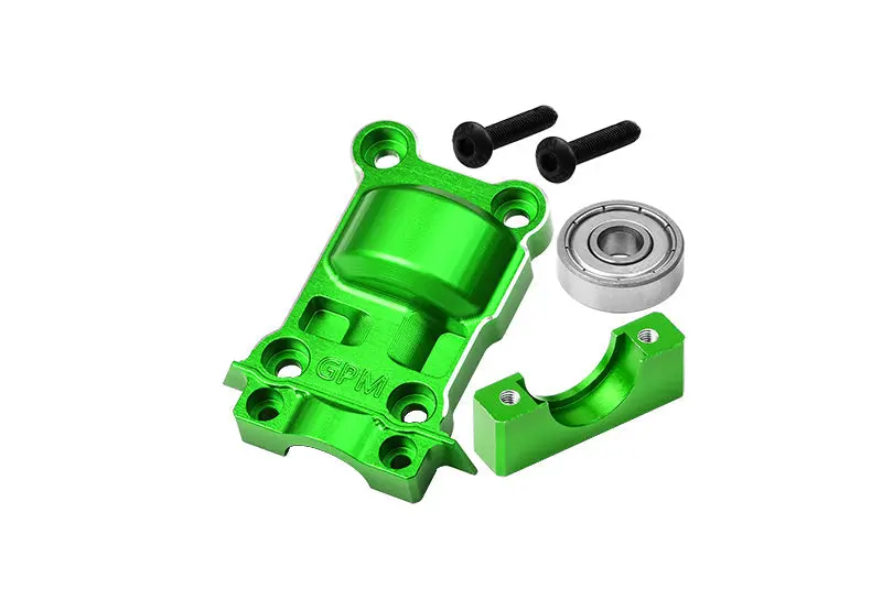 Aluminum 7075 Alloy Rear Lower Gear Cover For Traxxas 1:5 Xrt 8S / X Maxx 6S / X Maxx 8S /  X Maxx Ultimate 8S / Xrt Ultimate 8S Monster Truck Upgrades - Green 1