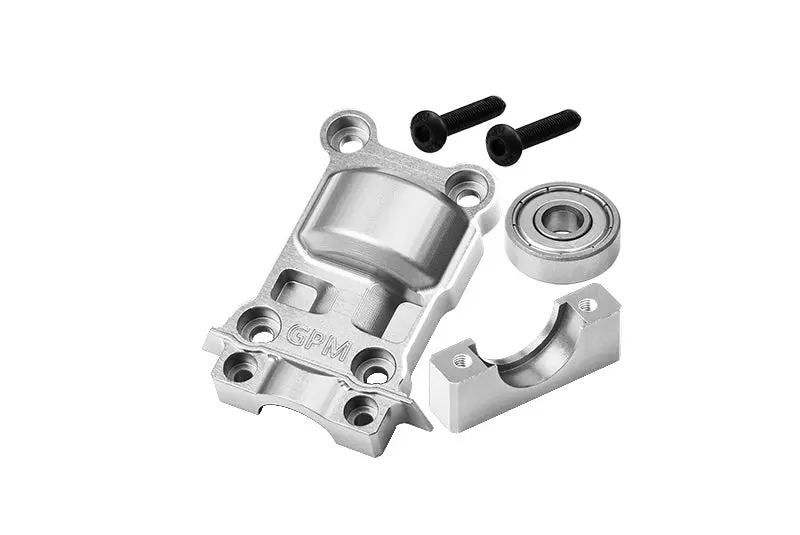 Aluminum 7075 Alloy Rear Lower Gear Cover For Traxxas 1:5 Xrt 8S / X Maxx 6S / X Maxx 8S /  X Maxx Ultimate 8S / Xrt Ultimate 8S Monster Truck Upgrades - Silver 1