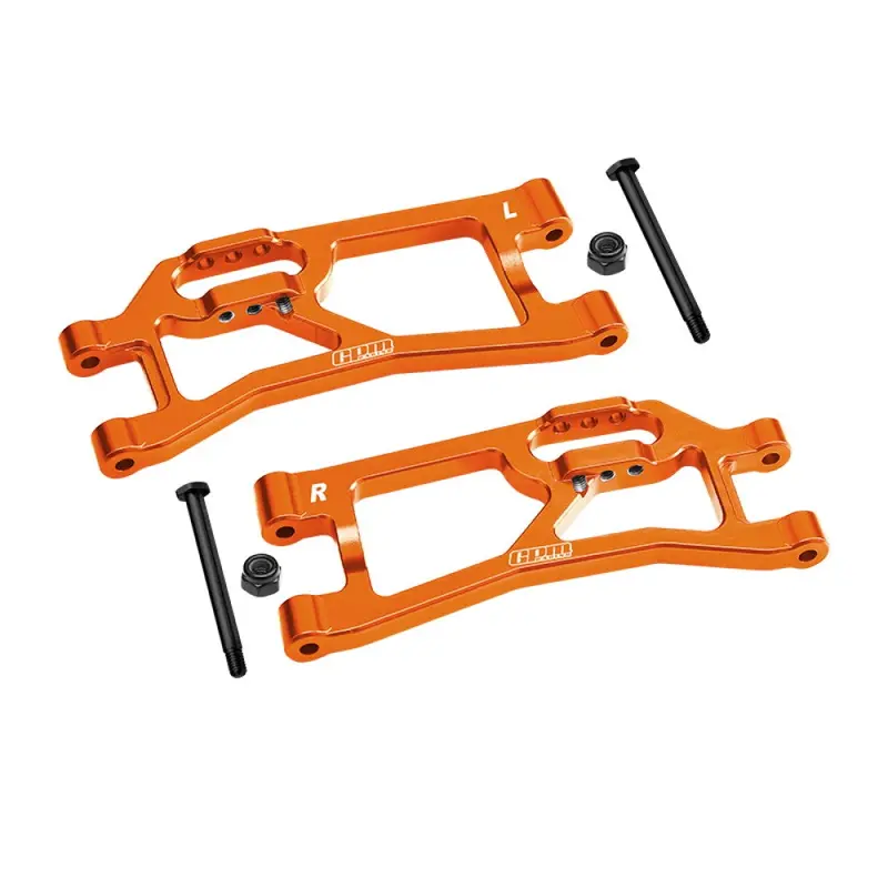 Aluminum 7075 Alloy Rear Lower Suspension Arms For Traxxas 1/16 Mini Xrt Vxl-3S 108076-1 Monster Truck Upgrades - Orange 1