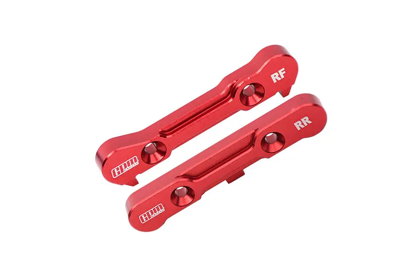 Aluminum 7075 Alloy Rear Lower Suspension Mount For Losi 1/6 8Ight-X Super Lasernut 4Wd Buggy-Los04019 / 1:8 8Ight-Xe Sensored Buggy-Los04018 / 8Ight-Xte Sensored Truggy-Los04020 Upgrades - Red 1