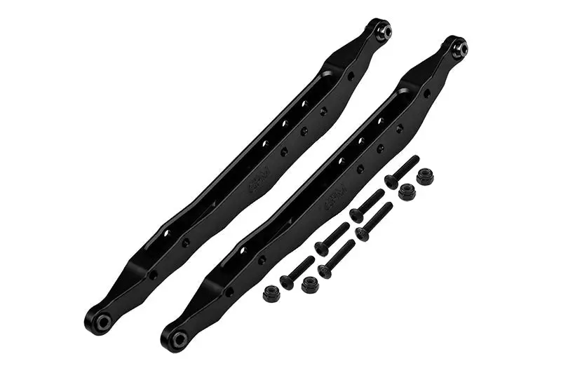 Aluminum 7075 Alloy Rear Lower Trailing Arms For Axial 1/10 Rbx10 Ryft 4Wd Rock Bouncer Axi03005 Axi03005 Upgrades - Black 1