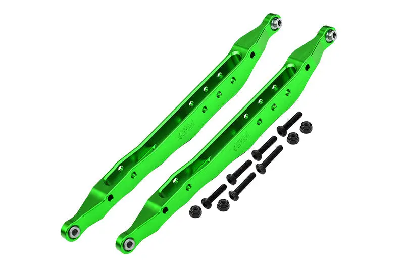 Aluminum 7075 Alloy Rear Lower Trailing Arms For Axial 1/10 Rbx10 Ryft 4Wd Rock Bouncer Axi03005 Axi03005 Upgrades - Green 1