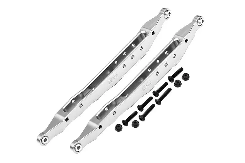 Aluminum 7075 Alloy Rear Lower Trailing Arms For Axial 1/10 Rbx10 Ryft 4Wd Rock Bouncer Axi03005 Axi03005 Upgrades - Silver 1