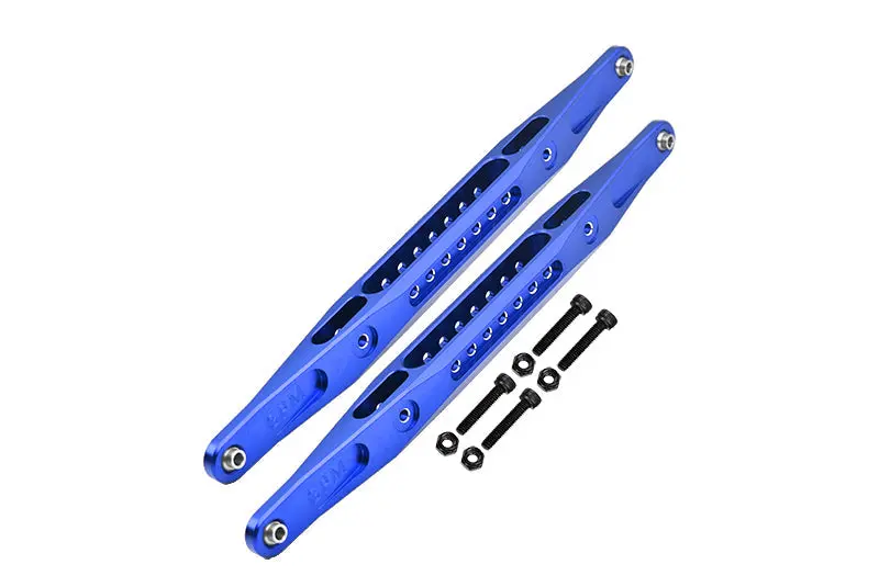 Aluminum 7075 Alloy Rear Lower Trailing Arms For Losi 1/6 4Wd Super Baja Rey 2.0 Los05021 Upgrades - Blue 1