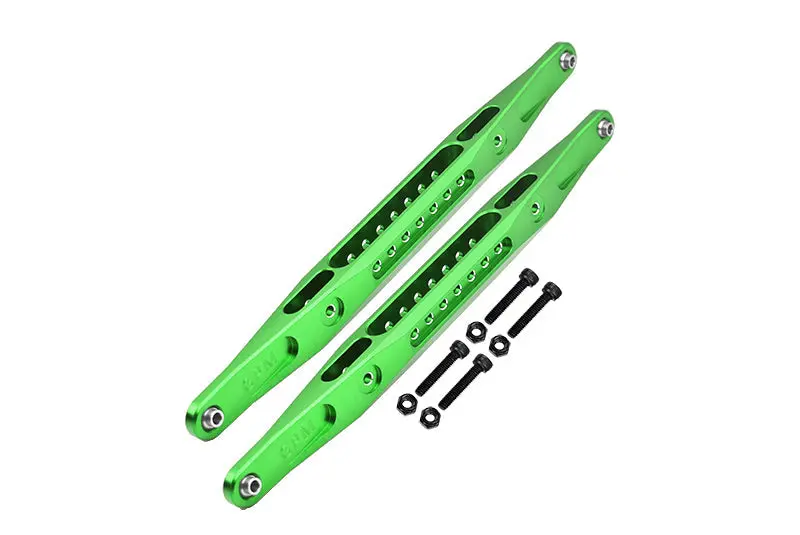 Aluminum 7075 Alloy Rear Lower Trailing Arms For Losi 1/6 4Wd Super Baja Rey 2.0 Los05021 Upgrades - Green 1