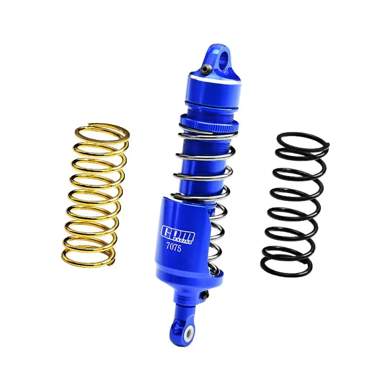 Aluminum 7075 Alloy Rear Shock Absorbers For Losi 1:4 Promoto-Mx Motorcycle Dirt Bike Rtr Fxr Los06000 Los06002 / Promoto-Sm Fxr Supermoto Motorcycle Rtr Los2272 Los2310 Upgrades - Blue 1