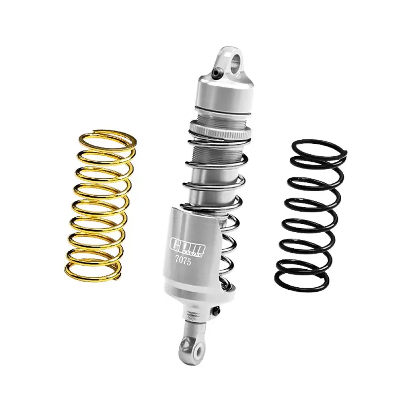 Aluminum 7075 Alloy Rear Shock Absorbers For Losi 1:4 Promoto-Mx Motorcycle Dirt Bike Rtr Fxr Los06000 Los06002 / Promoto-Sm Fxr Supermoto Motorcycle Rtr Los2272 Los2310 Upgrades - Silver 1