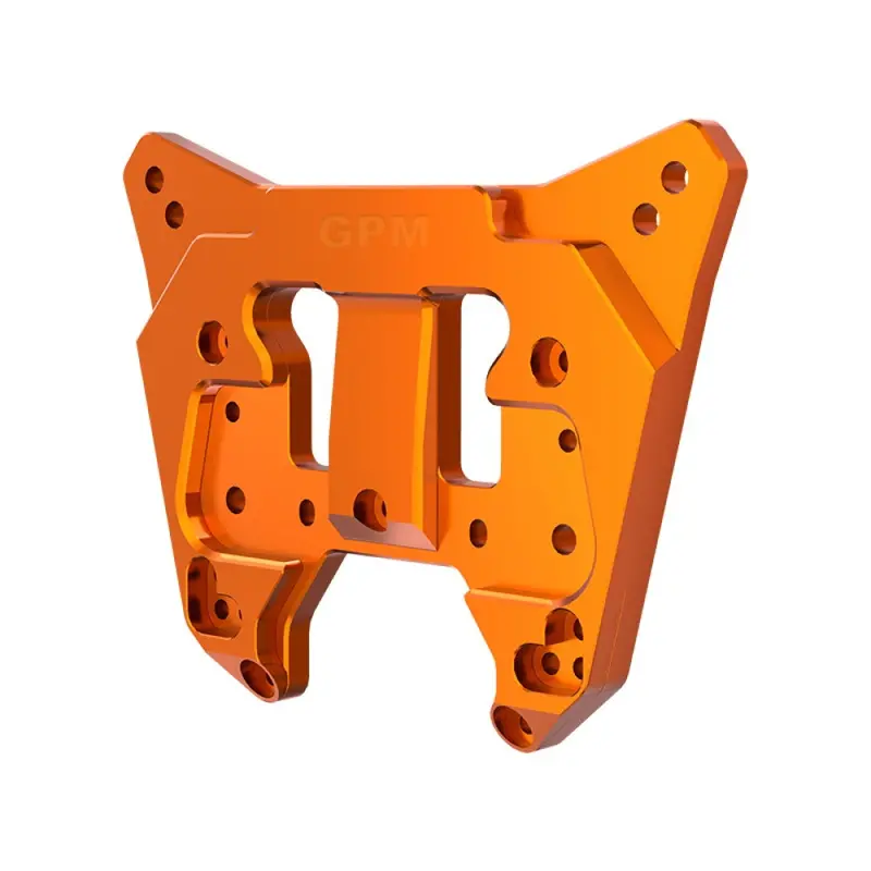 Aluminum 7075 Alloy Rear Shock Tower For Arrma 1:8 Kraton 6S Exb V6 / Kraton 6S Exb V2 / Kraton 6S V6 / Notorious 6S V6 Speed Truck Upgrades - Orange 1
