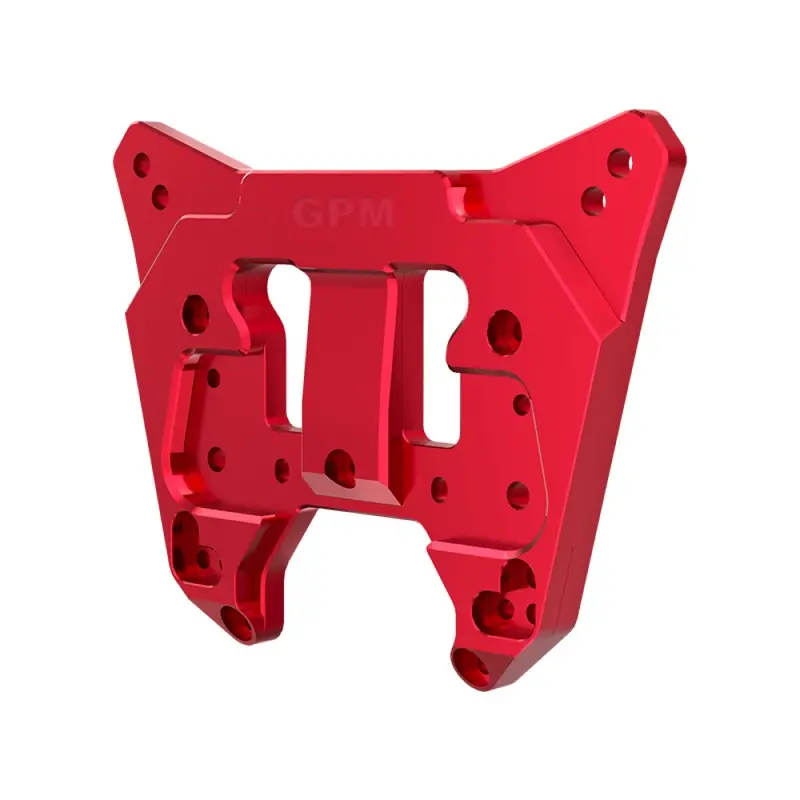 Aluminum 7075 Alloy Rear Shock Tower For Arrma 1:8 Kraton 6S Exb V6 / Kraton 6S Exb V2 / Kraton 6S V6 / Notorious 6S V6 Speed Truck Upgrades - Red 1