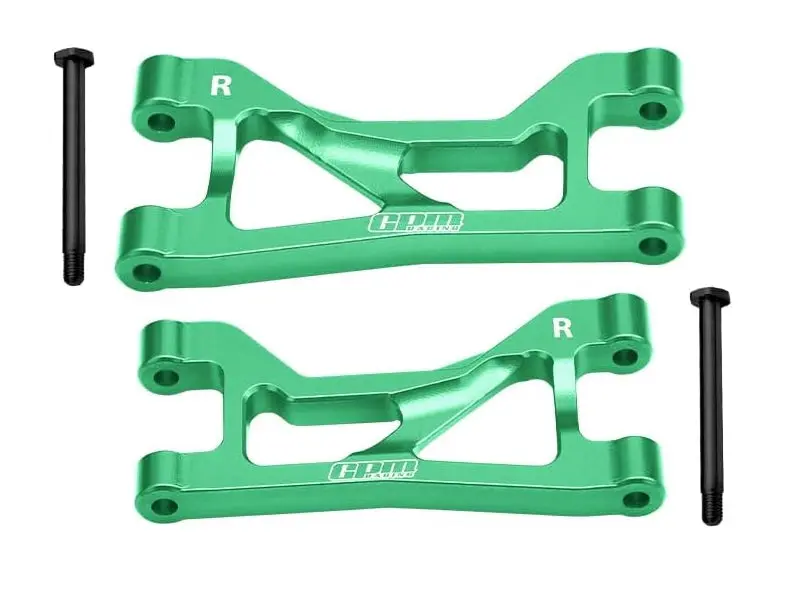 Aluminum 7075 Alloy Rear Upper Suspension Arms For Traxxas 1/16 Mini Maxx 4Wd Rtr Brushless Monster Truck 107154-1 Upgrades - Green 1