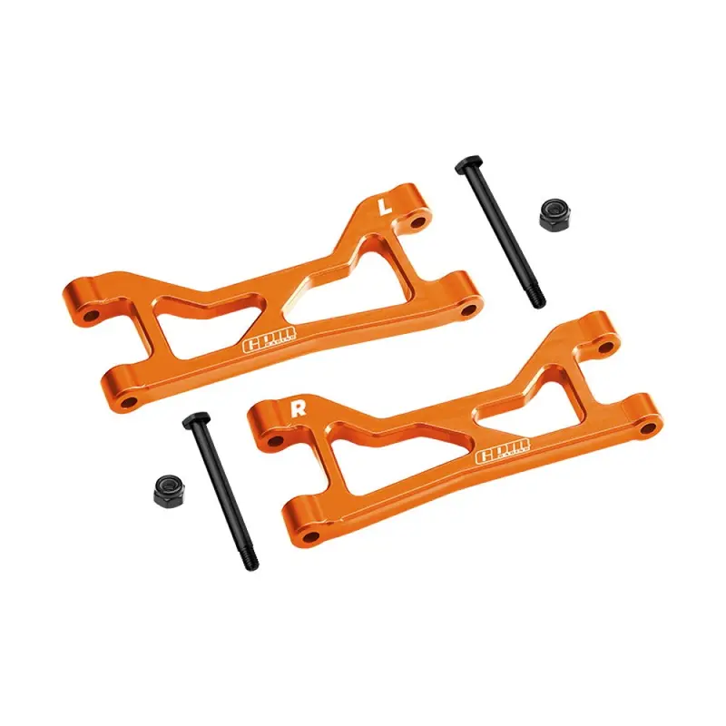 Aluminum 7075 Alloy Rear Upper Suspension Arms For Traxxas 1/16 Mini Xrt Vxl-3S 108076-1 Monster Truck Upgrades - Orange 1