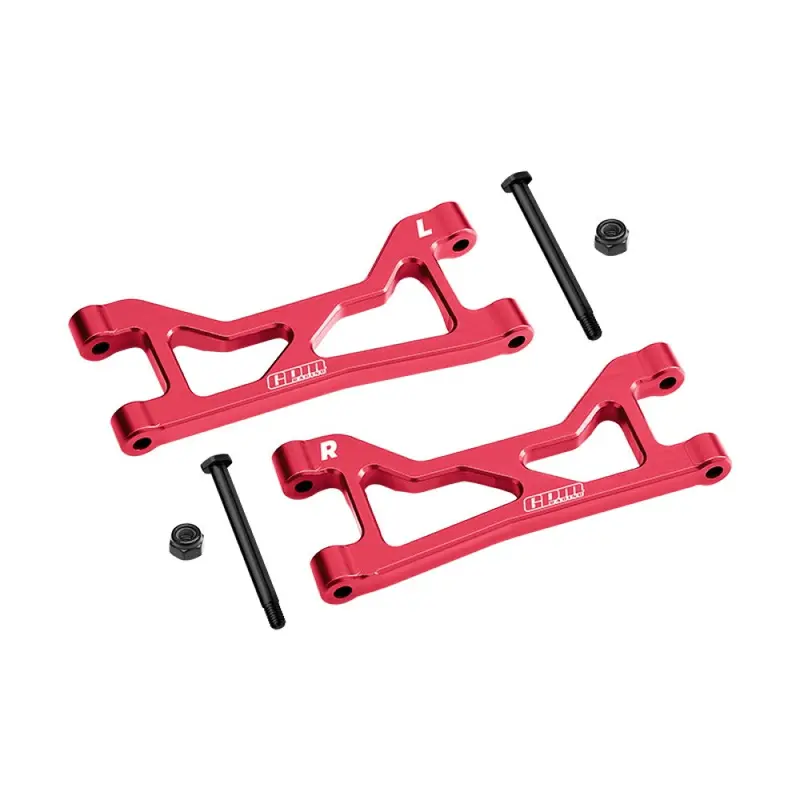 Aluminum 7075 Alloy Rear Upper Suspension Arms For Traxxas 1/16 Mini Xrt Vxl-3S 108076-1 Monster Truck Upgrades - Red 1