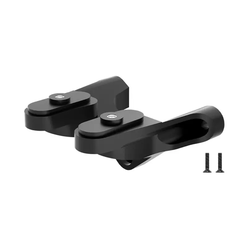 Aluminum 7075 Alloy Rear Wing Mount For Losi 1:24 Micro-B 2Wd Buggy Rtr-Los00007 / 1:28 Micro-T 2S 2Wd Rtr Stadium Truck-Los-1392 Upgrades - Black 1