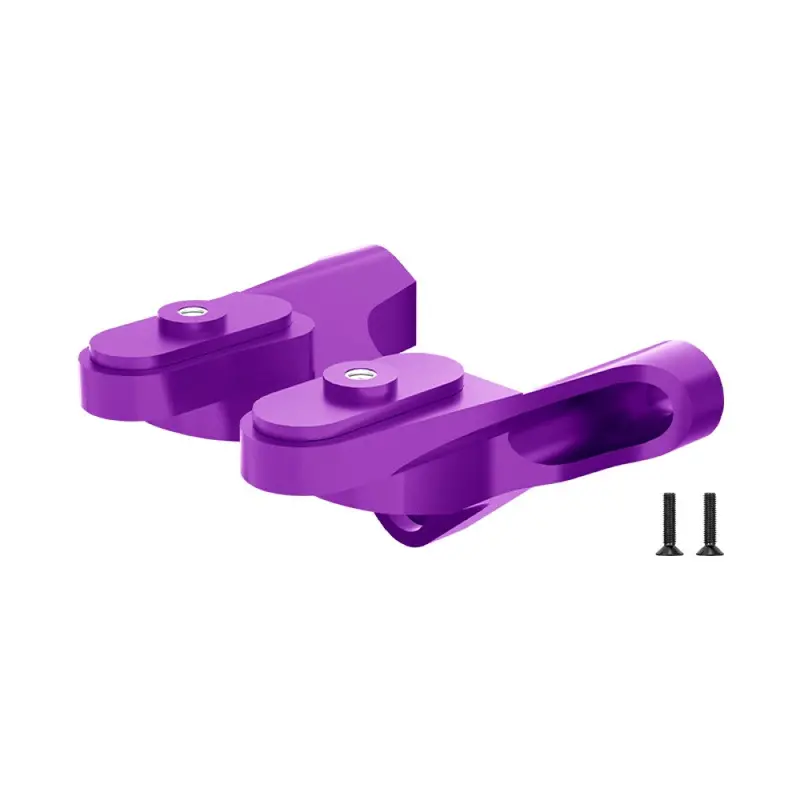 Aluminum 7075 Alloy Rear Wing Mount For Losi 1:24 Micro-B 2Wd Buggy Rtr-Los00007 / 1:28 Micro-T 2S 2Wd Rtr Stadium Truck-Los-1392 Upgrades - Purple 1